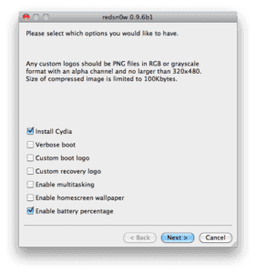 Cydia installation for jailbreaking