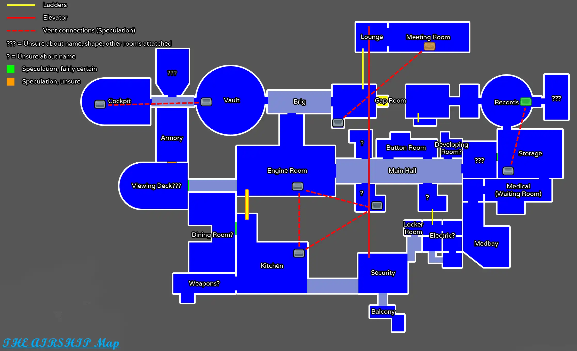 THE AIRSHIP Map