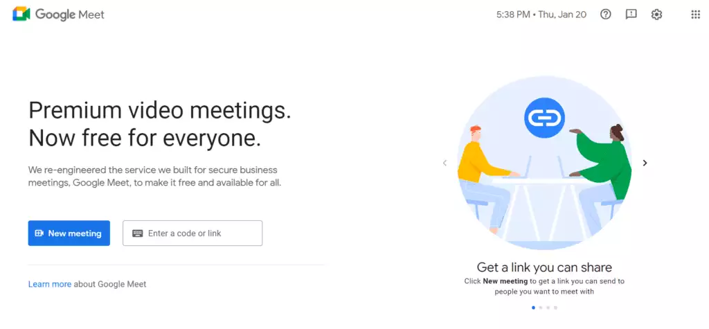 How to schedule a google meet on google meet