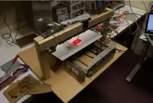 laser machine working space