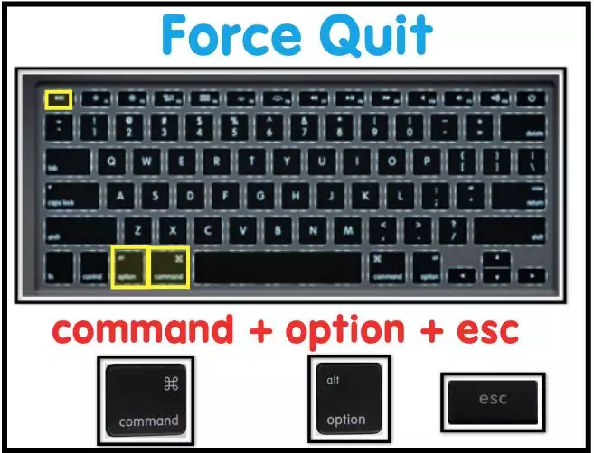 Force quit on Mac