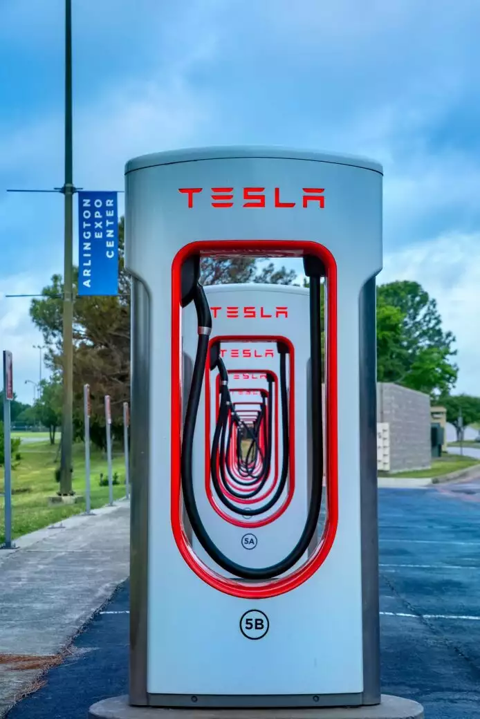 Tesla supercharger Station