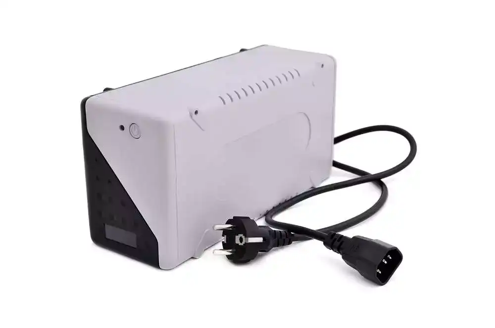 Uninterruptible power supply on a white background